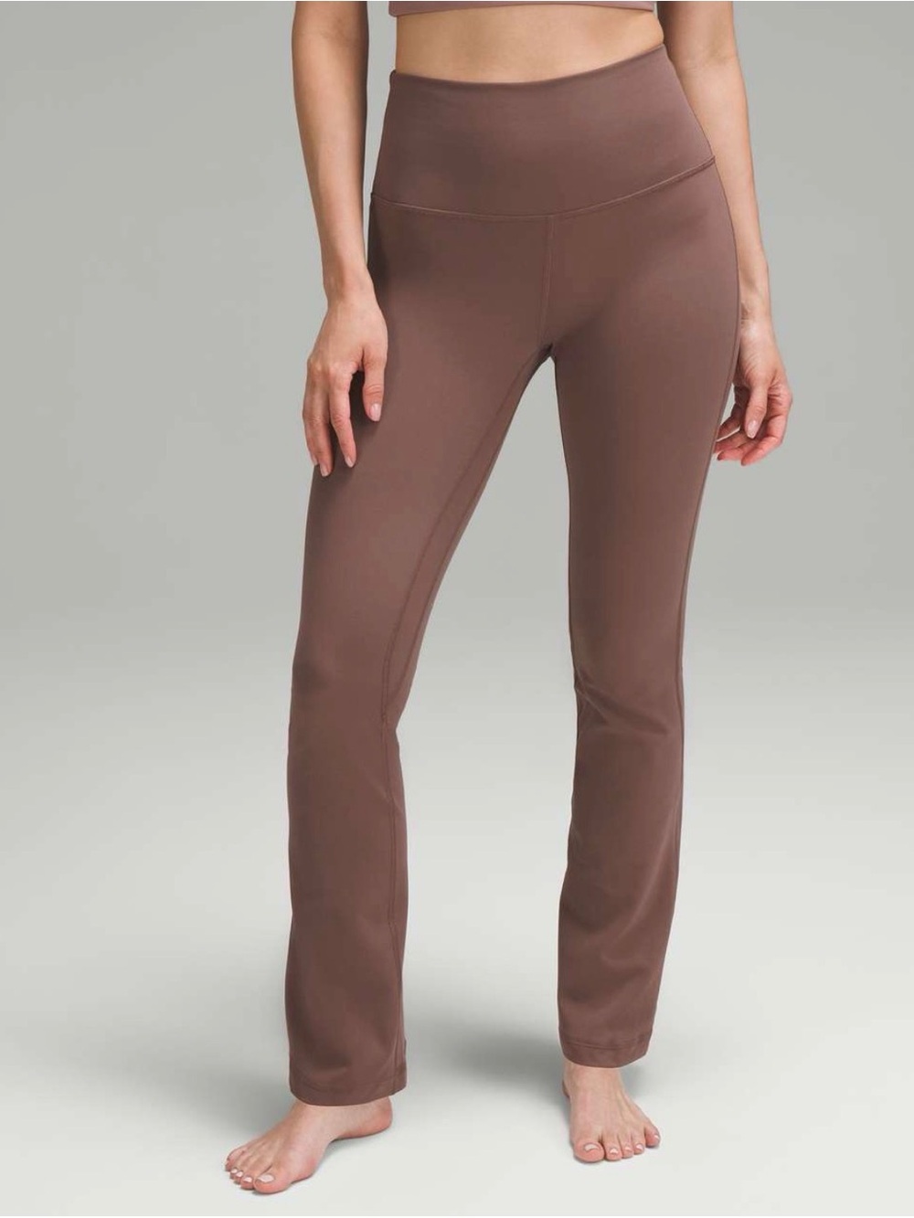 lululemon Align High Rise Mini Flared Pant dark oxide size 4